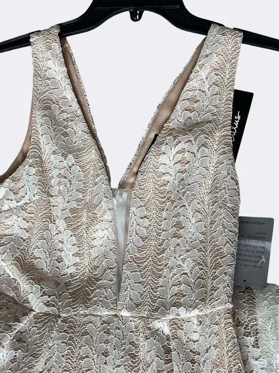 Lulus Eliana Lace Maxi Dress White/Nude Nordstrom Size XS - Picture 8 of 13